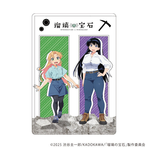 『瑠璃の宝石』キャラクリアケース01/瑠璃&凪(公式イラスト)